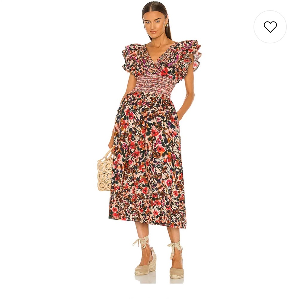 Something Navy Natalie Smock Dress